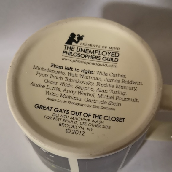 Extremely Unique Unemployed Philosophers Guild Ceramic Mug, Changes w Hot Water - Picture 4 of 7